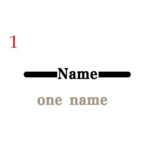 1 bracciale rigido con nome