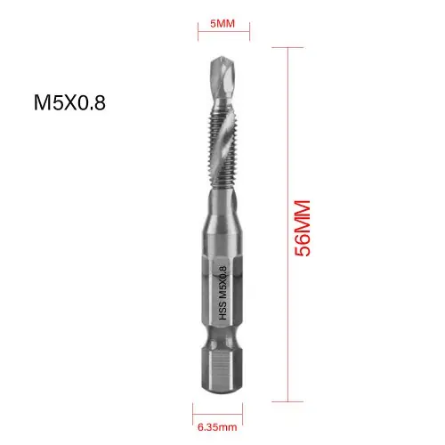 M5X0.8 argent