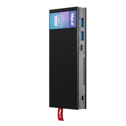 Image of Mele Fanless Mini PC Stick N100 with 8GB RAM, 128GB/256GB Storage, Dual HDMI, Wi-Fi 5, Gigabit Ethernet, USB-C PD 3.0 – Compact Desktop Computer for Home & Office Use