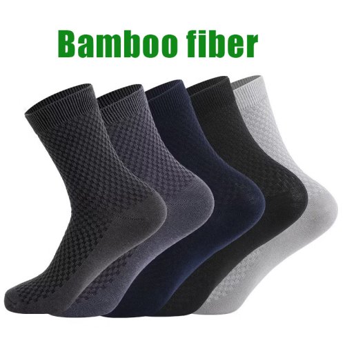 Image de Chaussettes Homme Bambou Respirantes - Lot de 5 Paires