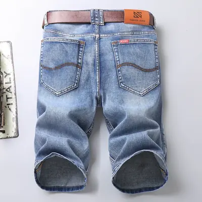 Image de Bermudas Hommes Denim Stretch - Confort Été 2025