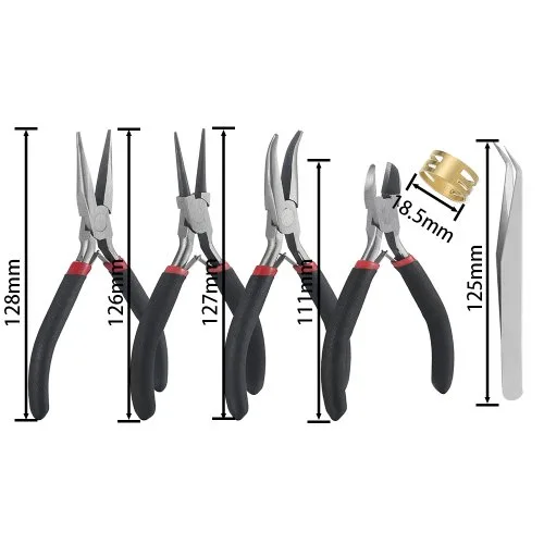 Czarny 6pcs