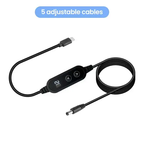 Image de Câble USB-C vers DC - Charge Rapide 5V à 20V