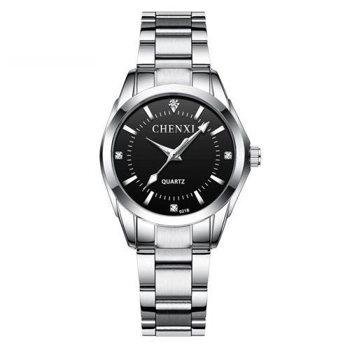 Image de Montre Femme Luxe Étanche avec Strass - Style Élégant & Quartz