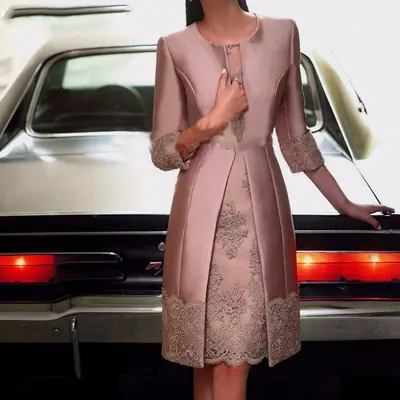 Image de Robe Maman de la Mariée 2 Pièces - Élégante & Colorée