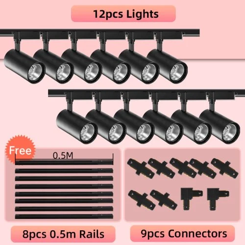 Set van 12pcs zwart