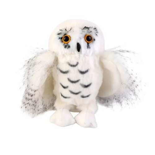 Immagine di Peluche di peluche di gufo innevato carino da 20 cm / 7,87 pollici, decorazioni di peluche di gufi della stanza del ragazzo e della ragazza coraggiosa, regali per bambini per i giocattoli dei bambini