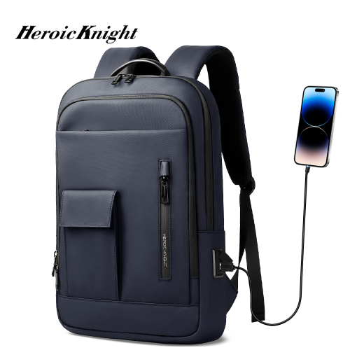 Image de Sac à Dos Élégant pour Ordinateur Portable - USB & Étanche