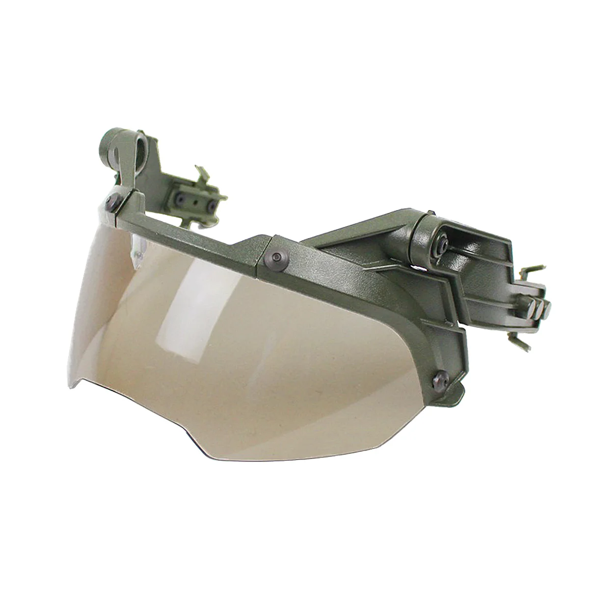 Afbeelding van Nieuwe Tactische SNELLE Helm Half Gezichtsmasker Met Flip Bril Jacht Airsoft CS Game Paintball Masker Helm Accessoires Uitrusting
