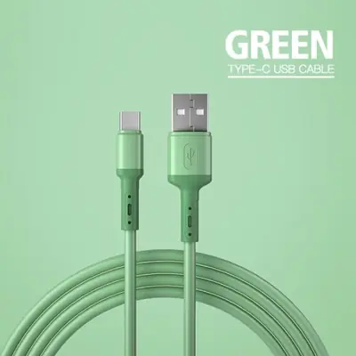 Image de Câble USB-C Rapide en Silicone Souple