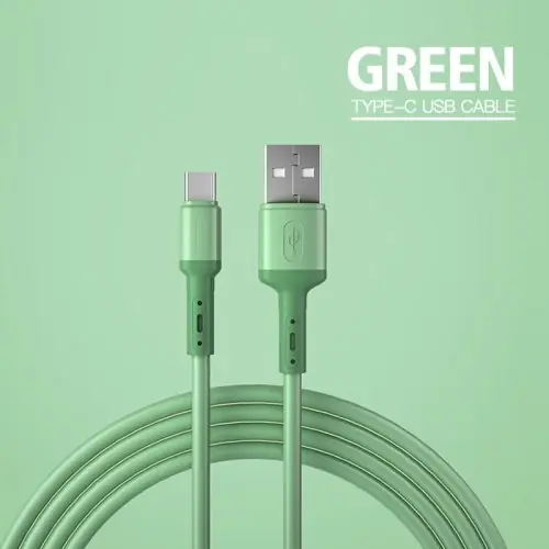 Image de Câble USB-C Rapide en Silicone Souple