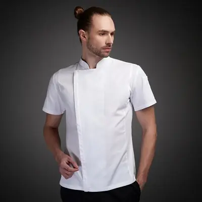 Image de Veste de Chef Professionnelle - Uniforme Cuisine Unisexe