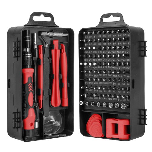 Afbeelding van 115-in-1 Precisie Schroevendraaier Set met Magnetische Hulpmiddelen – Compleet Reparatiegereedschap voor Computer, Laptop, Telefoon, MacBook en Huishoudelijke Reparaties