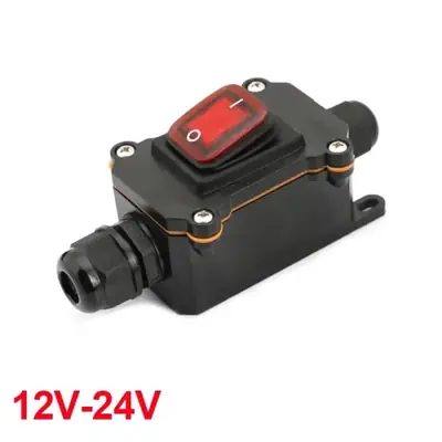 Image de Cordon d'alimentation étanche IP67 110V/220V - Interrupteur marin 20A