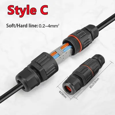 Connecteur IP68 Étanche pour LED - Rapide & Facile à Installer