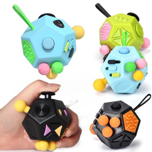Imagen de Cubo Fidget 12 Lados – Juguete Antiestrés para Niños y Adultos