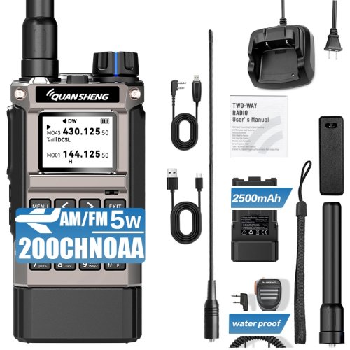Bild von Quansheng UV-K1 – Vollband Walkie-Talkie mit Airband & Typ-C-Ladung