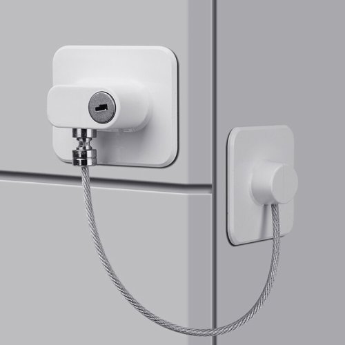 Image de Serrure de Sécurité pour Bébé - Protection Fenêtre & Réfrigérateur