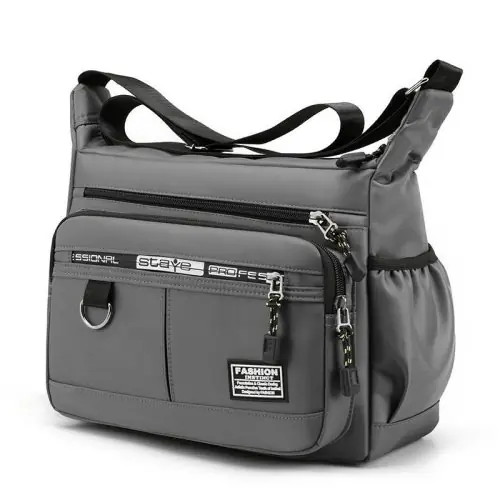 Image de Sac Bandoulière Homme Multi-Poches - Grande Capacité & Style Business