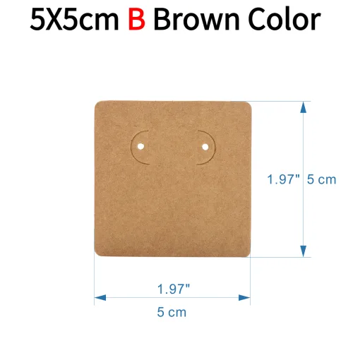 5x5cm B typ brązowy