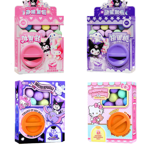 Image of Kulomi Hello Kitty Action Figure DIY Egg Twisting Machine Surprise Mini Claw Doll Game Machine Blind Box Toys for Kids – Fun & Interactive Playset