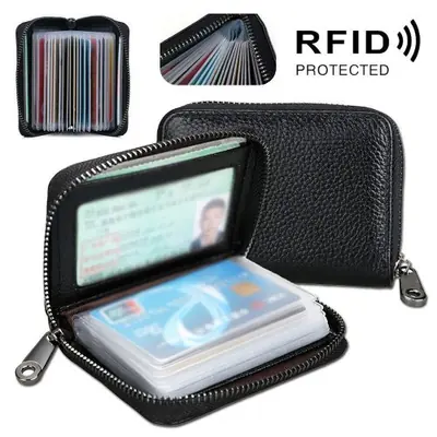 Image de Portefeuille Compact Multi-Cartes en Cuir PU