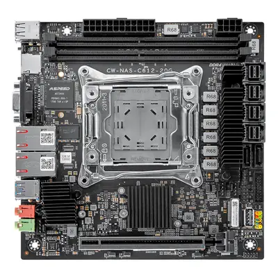 Image de Carte mère ITX NAS Xeon E5 v4, 10 SATA, 4 NVMe, PCIe x16