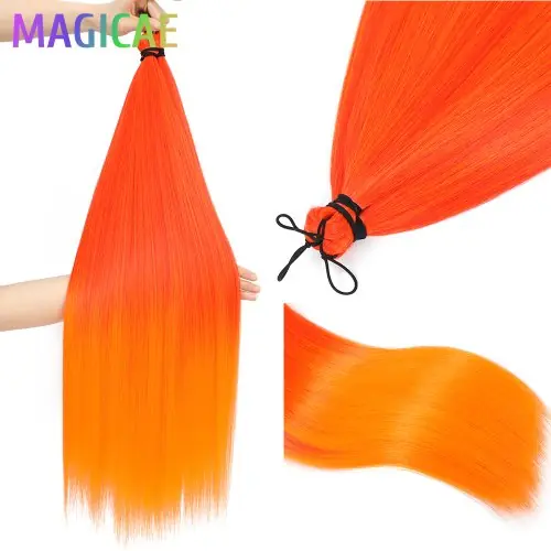 Image de Tresses Synthétiques 3 Pièces - Blond Ombré & Gris Élégant
