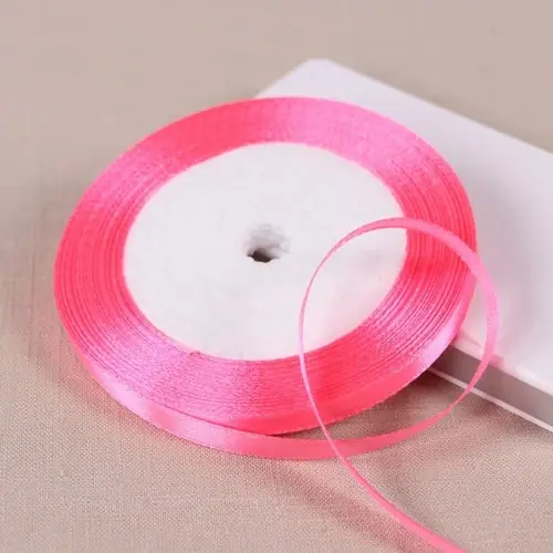 Image de Ruban Satin Soie 6mm - 25 Yards