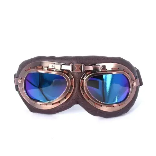 Image de Lunettes Moto Rétro Vintage - Style Harley & Steampunk