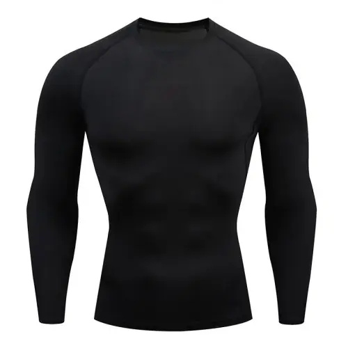 Image de T-Shirt de Sport Homme Manches Longues - Fitness & Running