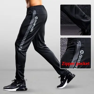 Image de Pantalon de Sport Homme - Poche Zippée pour Running & Fitness