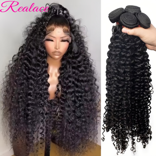Immagine di Estensioni Capelli Umani Onda Profonda - Ricci Birmani 100% Naturali
