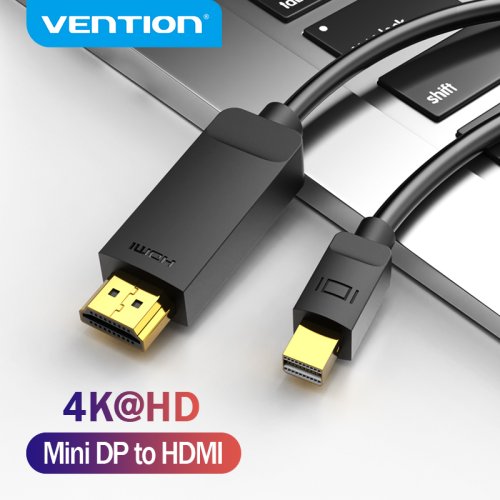 Zdjęcie Kabel Mini DP do HDMI 4K – Idealny dla MacBooka i Projektora