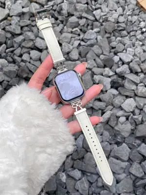 Image de Bracelet Cuir pour Apple Watch - Élégant & Confortable