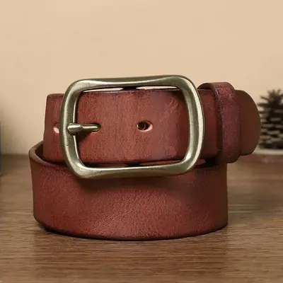 Image de Ceinture Homme Cuir Véritable - Élégance & Durabilité
