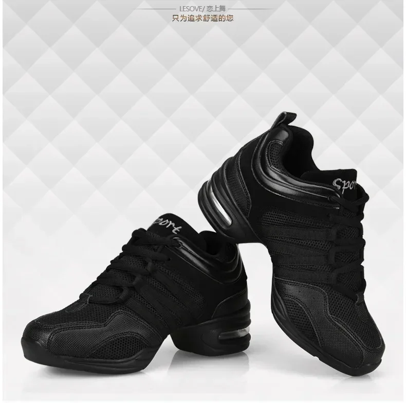 Imagen de Zapatos de Baile para Mujer con Suela Exterior Blanda, Zapatillas Deportivas para Jazz, Hip Hop y Danza Moderna – Ideales para Mujeres y Niñas