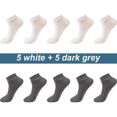 5 blancs 5 gris foncé