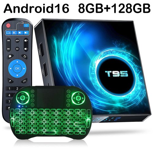 Image of 2026 Smart TV Box T95 Plus HD 6K Android 16 Allwinner H616 4GB RAM 64GB/128GB Storage Dual WiFi Media Player – Premium Set Top Box for Ultra HD Streaming