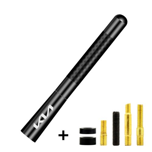 Immagine di Antenna per autoradio in fibra di carbonio per Kia Picanto rio ceed sportage cerato soul sorento Accessori auto