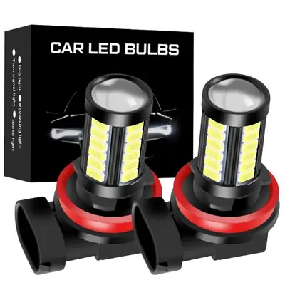 Image de LED Auto 6000K - Lumière Blanche Puissante & Anti-Buée