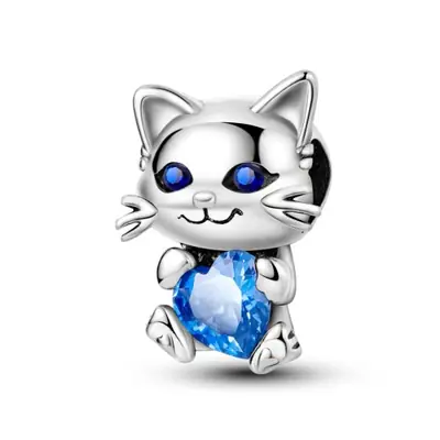 Image de Breloques en argent sterling 925 bleu, pendentifs mode pour bracelets