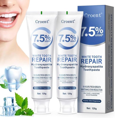 Zdjęcie Pasta do zębów z naturalnym hydroksiapatytą – wzmacniająca szkliwo, odświeżająca oddech i intensywnie wybielająca zęby