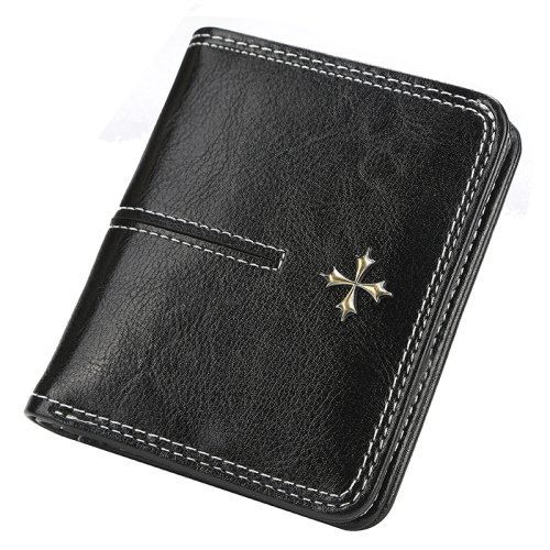 Immagine di Portafoglio da Donna Piccolo in Pelle PU di Qualità con Cerniera, Stile Moderno e Sottile per Carte di Credito e Soldi