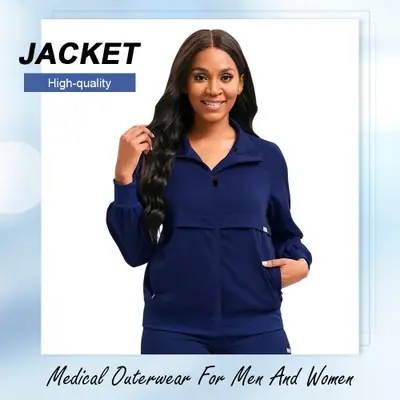 Image de Uniforme de Gommage Médical - Veste Professionnelle pour Soins Dentaires & Beauté