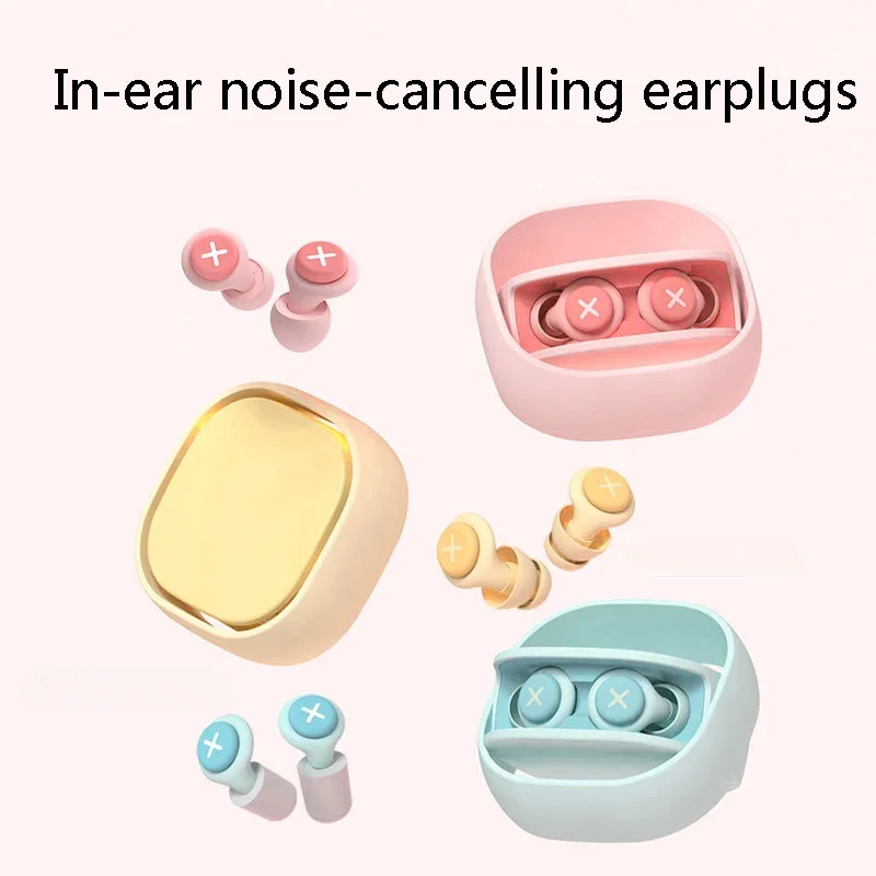 Immagine di Tappi per le Orecchie in Silicone Morbido con Tecnologia di Riduzione del Rumore – Protezione Anti-Rumore per Sonno e Ambiente Lavoro