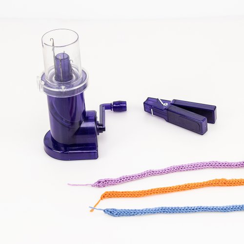 Afbeelding van Compacte Draagbare Handbreimachine met Weefgetouw en Handslingeraccessoires – Perfect voor Creatieve Gebreide Truien, Sjaals en Gevlochten Versieringen