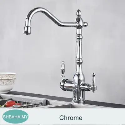 Image de Robinets de Cuisine avec Filtre - Eau Pure & Design Antique