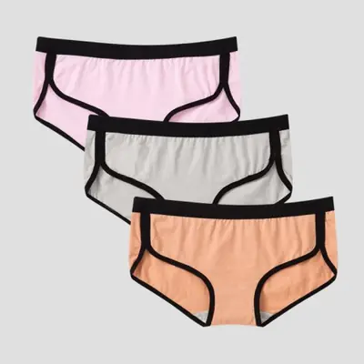 Image de Slips Femme Coton Respirant - Lot de 3