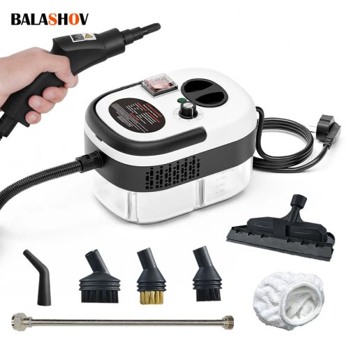 Image of Powerful 2500W Handheld Steam Cleaner for Deep Cleaning Homes, Cars, Air Conditioners, Sofas, and Kitchen Hoods – Natural Sterilization with High-Temperature Steam